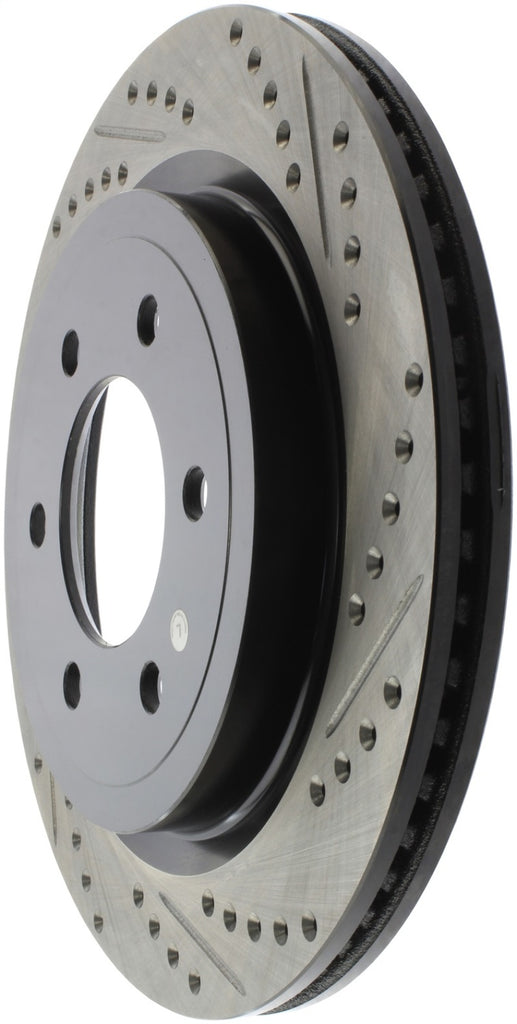 StopTech Slotted & Drilled Sport Brake Rotor - Rear Left