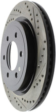 Cargar imagen en el visor de la galería, StopTech Slotted &amp; Drilled Sport Brake Rotor - Rear Left