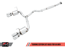 Load image into Gallery viewer, AWE Tuning 2015+ Subaru WRX VA Sedan Touring Edition Exhaust - Chrome Silver Tips (102mm)