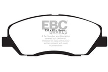 Cargar imagen en el visor de la galería, EBC 06-09 Hyundai Entourage 3.8 Greenstuff Front Brake Pads