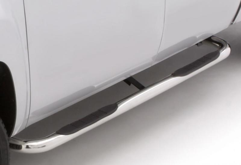 Lund 99-16 Ford F-250 Super Duty SuperCab 3in. Round Bent SS Nerf Bars - Polished