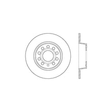 Cargar imagen en el visor de la galería, Stoptech 10-13 VW Golf/GTI/Jetta w/ 272mm Rear Disc Rear Premium High Carbon Cryo Brake Rotor