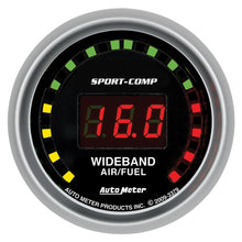 Cargar imagen en el visor de la galería, Autometer Sport-Comp 52mm Digital Wideband Air/Fuel Ratio Street Gauge