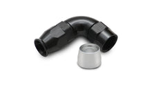 Cargar imagen en el visor de la galería, Vibrant Aluminum 90 Deg One Piece Hose End Fitting for PTFE Lined Hose -8AN Size