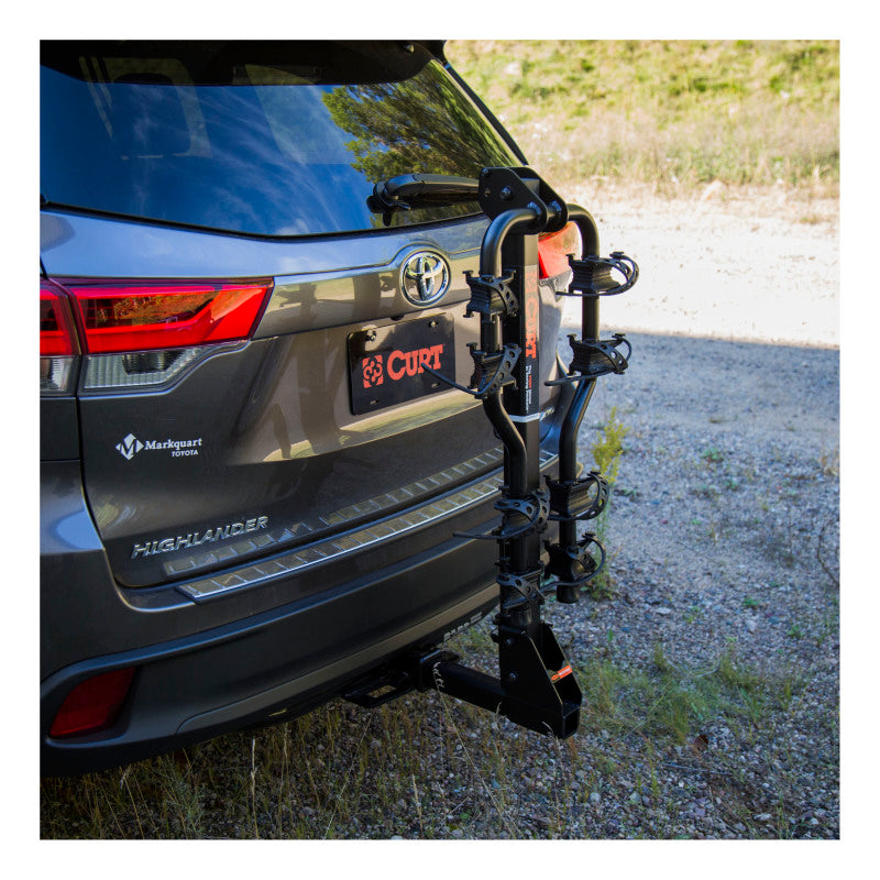 Curt Premium Hitch-Mounted Bike Rack (4 Bikes 2in Shank)