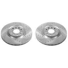 Cargar imagen en el visor de la galería, Power Stop 15-17 Chrysler 200 Front Evolution Drilled &amp; Slotted Rotors - Pair
