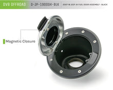 Cargar imagen en el visor de la galería, DV8 Offroad 2007-2018 Jeep JK 4 Door Black Fuel Door Assembly