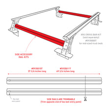 Cargar imagen en el visor de la galería, Go Rhino Universal XRS 49 3/4 Cross Rail Accessory Set - Tex. Black