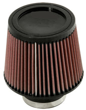 Cargar imagen en el visor de la galería, K&amp;N Universal Rubber Filter-Round Tapered 3in Flange ID x 6in Base OD x 6in Top OD x 5in H