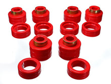 Cargar imagen en el visor de la galería, Energy Suspension Chevy Pickup 2&amp;4Wd Body Mounts - Red