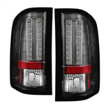 Spyder Chevy Silverado 07-13 LED Tail Lights Blk ALT-YD-CS07-LED-BK