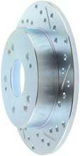 Cargar imagen en el visor de la galería, StopTech Select Sport 06-15 Honda Civic Si Slotted and Drilled Left Rear Rotor