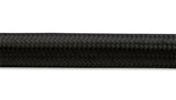 Vibrant -8 AN Black Nylon Braided Flex Hose (20 foot roll)