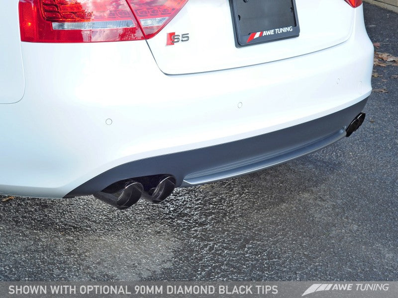 AWE Tuning Audi B8.5 S5 3.0T Touring Edition Exhaust System - Diamond Black Tips (102mm)