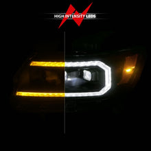 Cargar imagen en el visor de la galería, ANZO 15-22 Chevrolet Colorado Full LED Projector Headlights w/ Initiation &amp; Sequential - Black