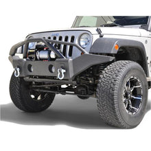 Cargar imagen en el visor de la galería, DV8 Offroad 07-18 Jeep Wrangler JK/JL FS-1 Full Length Steel Front Bumper
