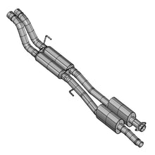 Cargar imagen en el visor de la galería, Kooks 17-19 Ford F150 Raptor EcoBoost 3in Dual Cat-Back Exhaust (2 Muff/2 Resonators) Use OEM Pipes