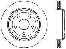 Cargar imagen en el visor de la galería, StopTech Slotted Sport Brake Rotor 11-17 Jeep Grand Cherokee (Excludes SRT8)