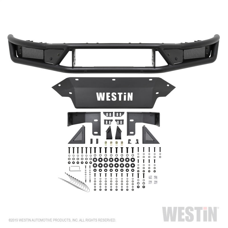 Westin 19-20 Ford Ranger Outlaw Front Bumper - Textured Black