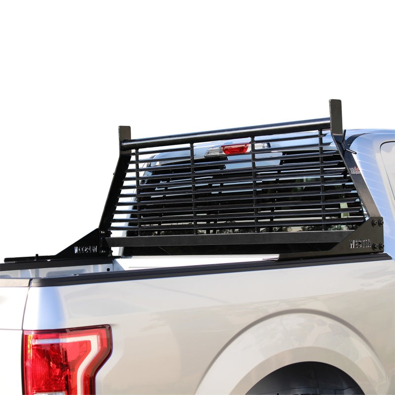 Westin 1999-2018 Chevrolet/Ford/GMC/Toyota Silverado/Sierra 1500/2500/3500 HD Headache Rack - Black