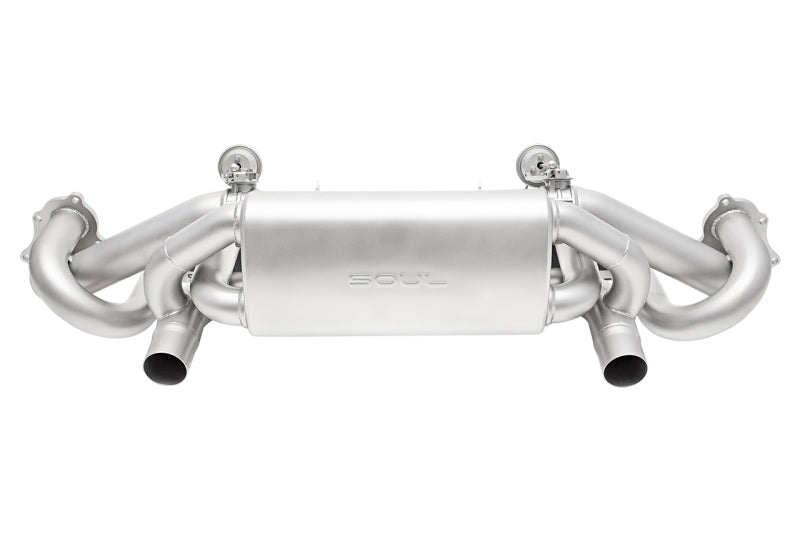 SOUL 2020+ Porsche 718 GT4 / Spyder / GTS Cayman Valved Exhaust - Reuse Tips - No Valve Controller