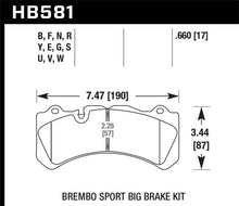 Cargar imagen en el visor de la galería, Hawk Brembo Rear BBK DTC-60 Brake Pads