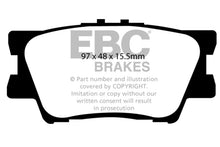 Cargar imagen en el visor de la galería, EBC 06-08 Toyota RAV 4 2.4 Greenstuff Rear Brake Pads