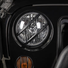 Cargar imagen en el visor de la galería, Rugged Ridge 07-18 Jeep Wrangler JK Black Elite Pivotal Headlight Euro Guard