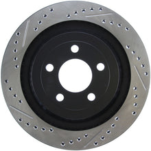 Cargar imagen en el visor de la galería, StopTech Slotted &amp; Drilled Sport Brake Rotor - 2015 Ford Mustang GT - Rear Right