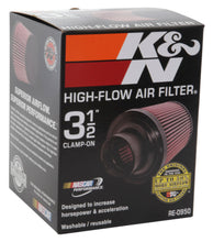 Cargar imagen en el visor de la galería, K&amp;N Universal Rubber Filter 3 1/2inch ID FLG / 6inch Base / 4-5/8inch Top / 6inch Height