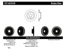 Cargar imagen en el visor de la galería, StopTech Infiniti G37 / Nissan 370Z SportStop Slotted &amp; Drilled Rear Right Rotor