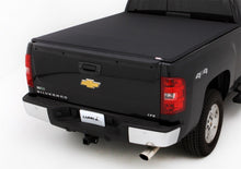 Cargar imagen en el visor de la galería, Lund 99-07 Chevy Silverado 1500 (6.5ft. Bed) Genesis Elite Tri-Fold Tonneau Cover - Black