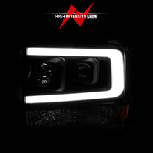 Cargar imagen en el visor de la galería, ANZO 99-04 Ford F250/F350/F450/Excursion (excl 99) Projector Headlights - w/ Light Bar Black Housing