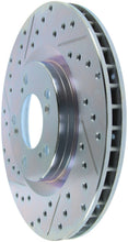 Cargar imagen en el visor de la galería, StopTech Select Sport 2000-2009 Honda S2000 Drilled and Slotted Front Right Brake Rotor