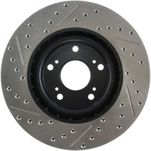 Cargar imagen en el visor de la galería, StopTech 02-06 Acura RSX Type S / 06-09 Honda Civic Si Slotted &amp; Drilled Left Front Rotor