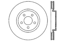 Cargar imagen en el visor de la galería, StopTech 05-09 Chrysler 300 (5.7L V8 exc SRT-8) Front Left Slotted &amp; Drilled Rotor