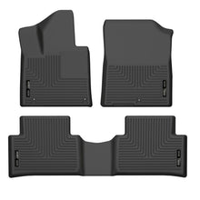 Cargar imagen en el visor de la galería, Husky Liners 21-22 Kia Sorento WeatherBeater Front &amp; 2nd Seat Floor Liners - Black