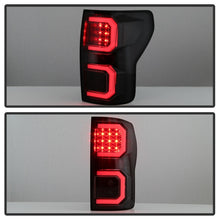 Load image into Gallery viewer, Spyder 07-13 Toyota Tundra V2 Light Bar LED Tail Lights - Smoke ALT-YD-TTU07V2-LB-BSM