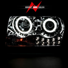 Cargar imagen en el visor de la galería, ANZO 2005-2010 Chrysler 300 Projector Headlights w/ Halo Chrome