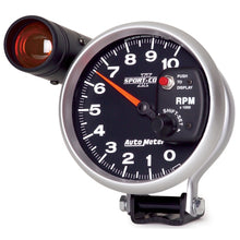 Cargar imagen en el visor de la galería, Autometer Sport-Comp II 5 inch 0-10000 RPM Pedestal Mount Tachometer Shift-Lite