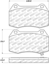 Cargar imagen en el visor de la galería, StopTech Street Touring 02-07 350z/G35 w/ Brembo Front Brake Pads