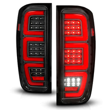 Load image into Gallery viewer, Anzo 19-23 GMC Sierra 1500/2500HD/3500HD Black Replacement Full LED Bar Tail Light