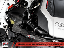 Cargar imagen en el visor de la galería, AWE Tuning Audi B9/B9.5 S4/S5/RS5 3.0T Carbon Fiber AirGate Intake w/ Lid