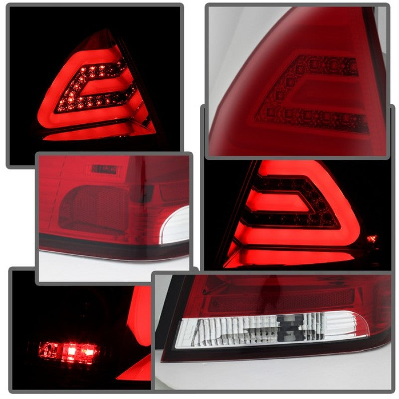 Spyder Chevy Impala 2006-2013 LED Tail Lights Red Clear ALT-YD-CHIP06-LED-RC