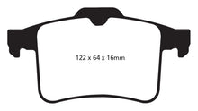 Cargar imagen en el visor de la galería, EBC 10-15 Jaguar XF 5.0 Supercharged (470) Redstuff Rear Brake Pads