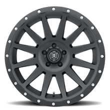 Cargar imagen en el visor de la galería, ICON Compression 20x10 5x5 -12mm Offset 5in BS 71.5mm Bore Satin Black Wheel