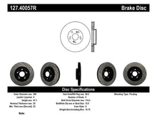 Cargar imagen en el visor de la galería, StopTech 02-06 Acura RSX Type S / 06-09 Honda Civic Si Slotted &amp; Drilled Right Front Rotor