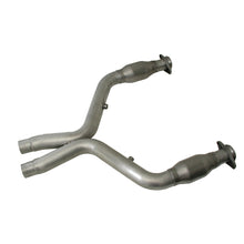 Cargar imagen en el visor de la galería, BBK 11-14 Mustang 5.0 Short Mid X Pipe With Catalytic Converters 3.0 For BBK Long Tube Headers