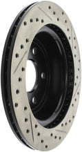 Cargar imagen en el visor de la galería, StopTech Slotted &amp; Drilled Sport Brake Rotor