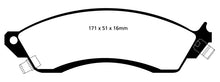 Cargar imagen en el visor de la galería, EBC 93-00 Aston Martin Virage 5.3 (PBR Caliper) Redstuff Front Brake Pads
